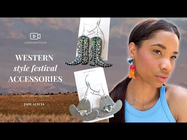 Western Style Cowgirl Accessories For Special Occasion 🪩👢