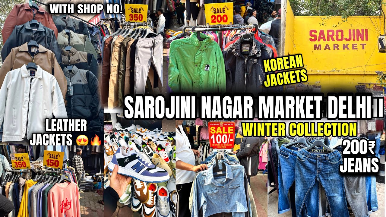 SAROJINI NAGAR MARKET DELHI 2026 | WINTER COLLECTION GIRLS AND BOYS | CHEAPEST JACKETS
