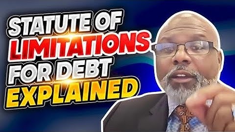 Statute Of Limitation on Debt Collection Explained #statuteoflimitations