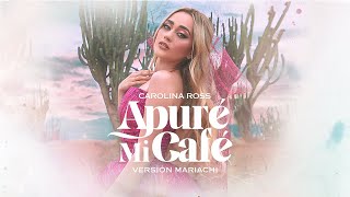 Video thumbnail of "Apuré Mi Café (Versión Mariachi) Lyric Video"