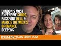 Weekend Vlog 32 - London's most expensive SHOPS, Passport HELL & Mark & Joe Wick's BROMANCE DEEPENS