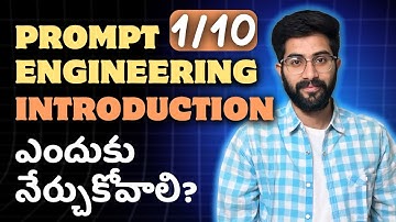 Part 1/10 Introduction | Prompt Engineering Course in Telugu | Vamsi Bhavani