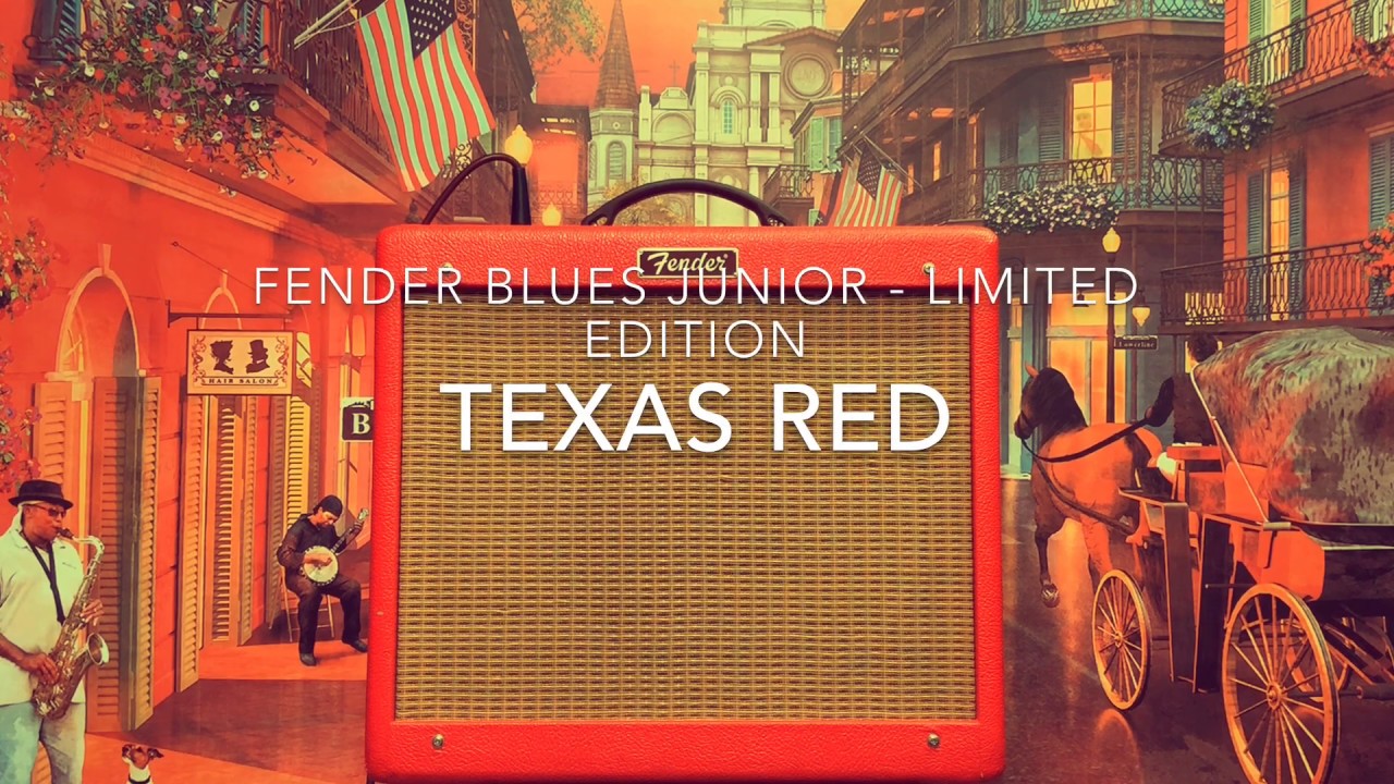 限定モデル】Fender Blues Junior Texas Red（Fender 数量限定 FSR 