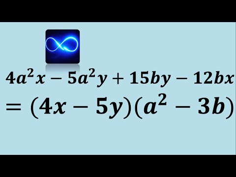Factorización por agrupación (Ejemplo 6)