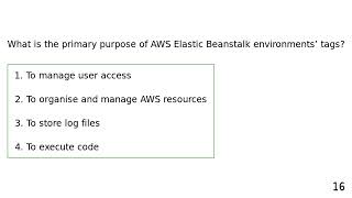 AWS Elastic Beanstalk - Quiz