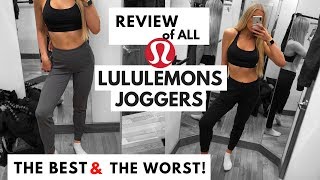 best lululemon joggers women's