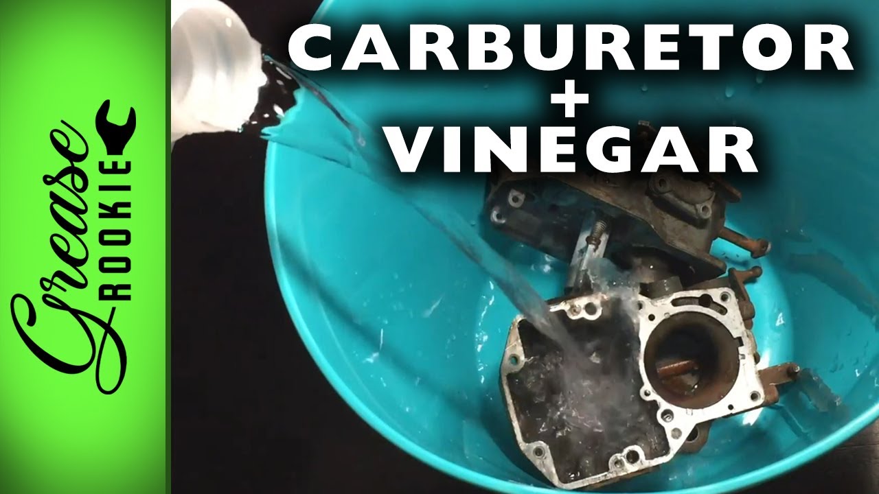 Soaking A Carburetor In Vinegar Mustang VLOG 4 YouTube
