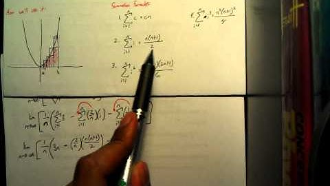 Riemann Sums and Definite Integrals (part 2)