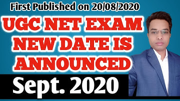 LATEST NEWS | EXAM DATE DECLARED | NTA UGC NET Exam Date 2020 | NTA UGC NET JUNE 2020 Exam Date Out