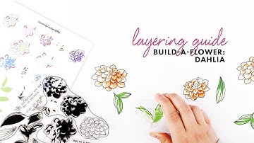 Altenew Layering Video - Build-A-Flower: Dahlia