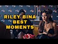 riley bina being riley bina for 2 minutes straight