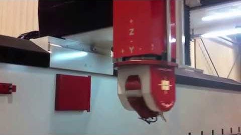 H&H large five axis gantry mill with linear motors in X,Y and Z-axis