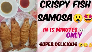 | मछली के आकार का समोसा |FISH SHAPED SAMOSA|| EASY TO MAKE || VEGETARIAN SAMOSA|मछली समोसा|