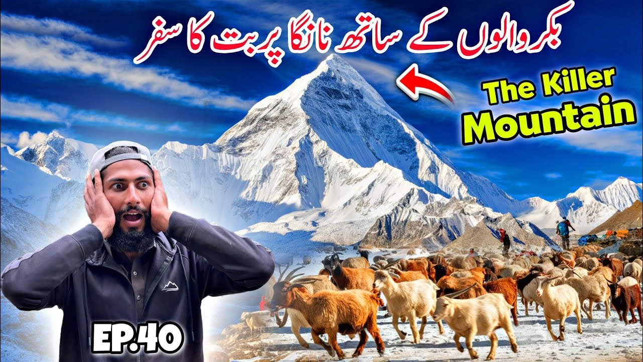 😱 Crossing Killer Mountain Nanga Parbat | Travelling With Bakarwal in Kashmir Episode 40