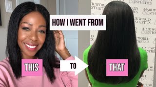 How I Grew My Relaxed Hair 5 Inches In Year & Retained Length | Style Domination