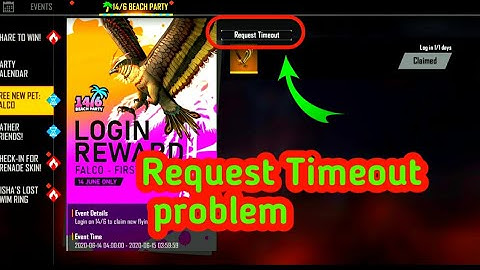 Falco pet Request timeout problem | Falco pet not equipped