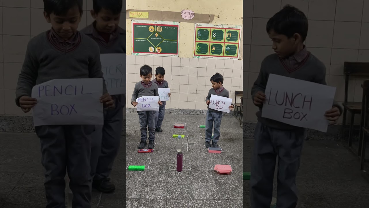 Classroom Things 👍 Jumping Game✌️ Learning Activity 👍 