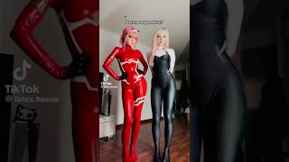 Latex Girl And Spandex Girl