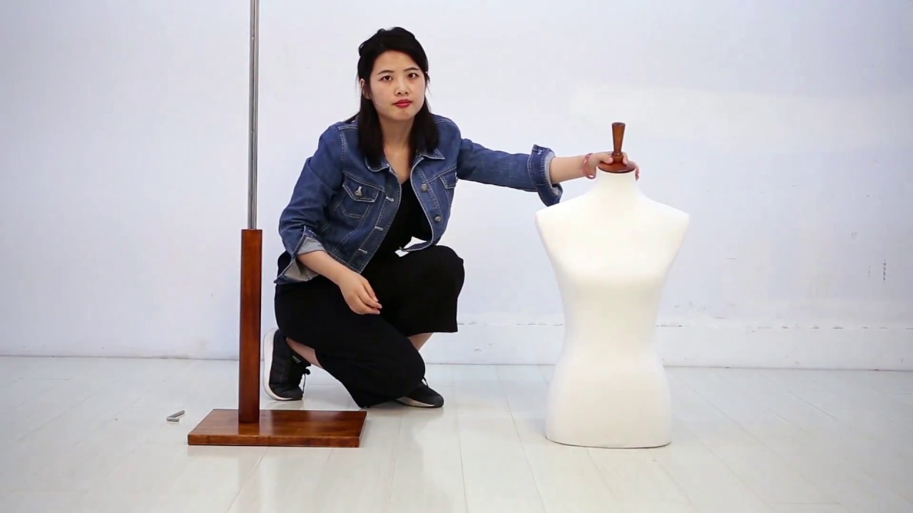 Ledrem Square Plate Dress Mannequin Installation Video - YouTube