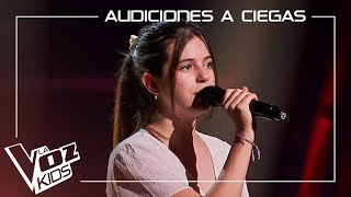 Ana Morezuelas canta "Sargento de hierro" |  Audiciones a ciegas | La Voz Kids Antena 3 2024