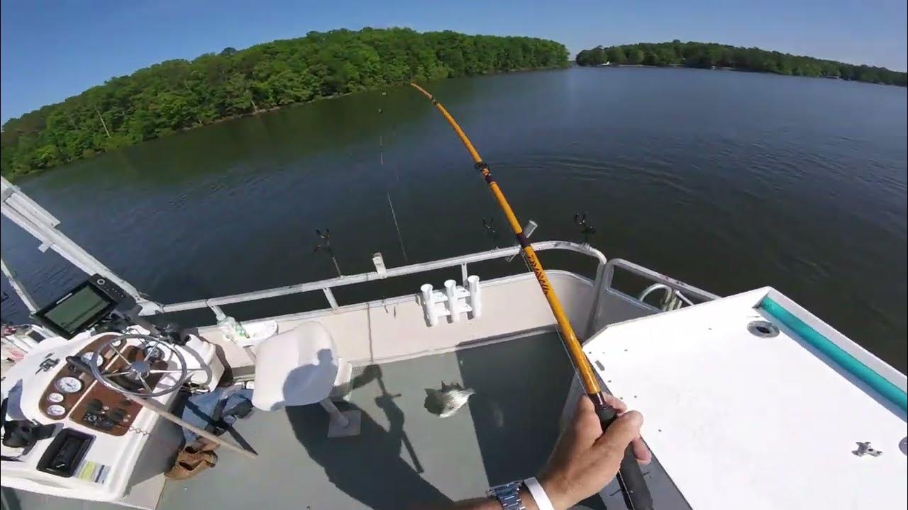 May 3/22 Striper fishing lake Oconee YouTube
