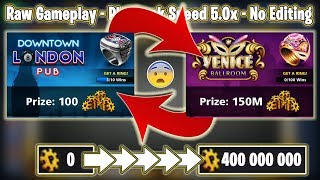 LONDON to VENICE - ZERO coins to 400M Coins [FULL GAMEPLAY - No Cuts] - 8 Ball Pool - Miniclip screenshot 5