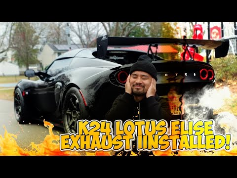 K Swap Lotus With 3" Exhaust Installed