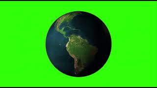 world globe animation  green screen free ncs