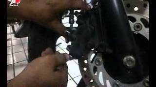 Tips bongkar Disc Brake / kanvas rem cakram Honda Mega Pro