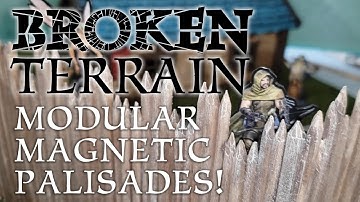 Broken Terrain Modular Magnetic Palisades