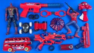 Spider Man Action Series Guns & Equipment - MP40 SMGs,Revolver, Pistols, AXE,Knife,double decker bus