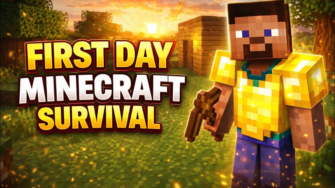 FIRST TIME Playing Minecraft PE 😱 | Noob Adventure! | Neox Playz