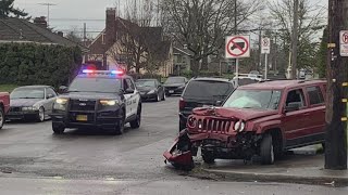 Armed robbery suspects arrested after police pursuit, crash