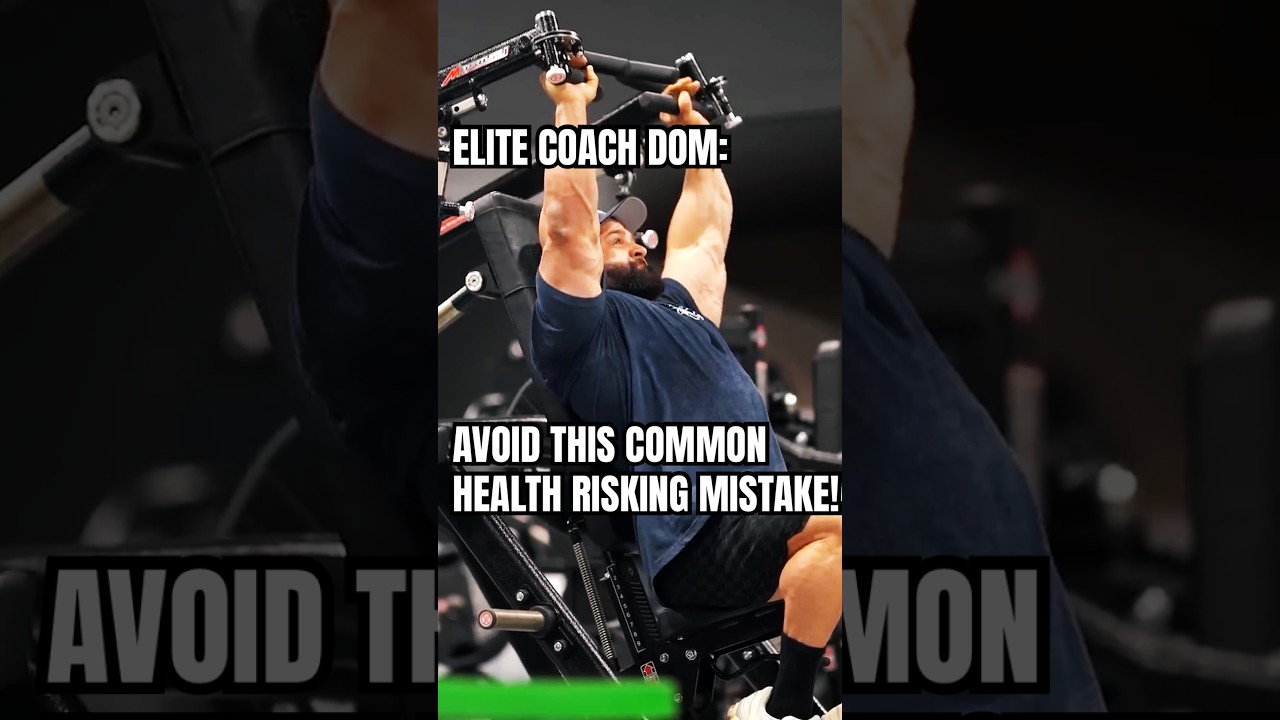 Распространённая ошибка в бодибилдинге, представляющая угрозу для здоровья! Dom Supersliced