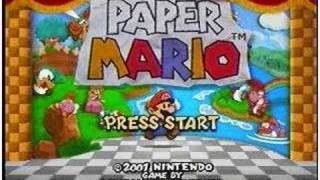 Famous Paper Mario- Toad Town Tunnels (underground) Wealth