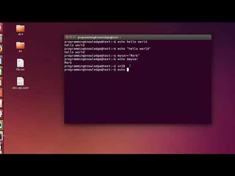 Linux Command Line Tutorial For Beginners 16   echo command 3