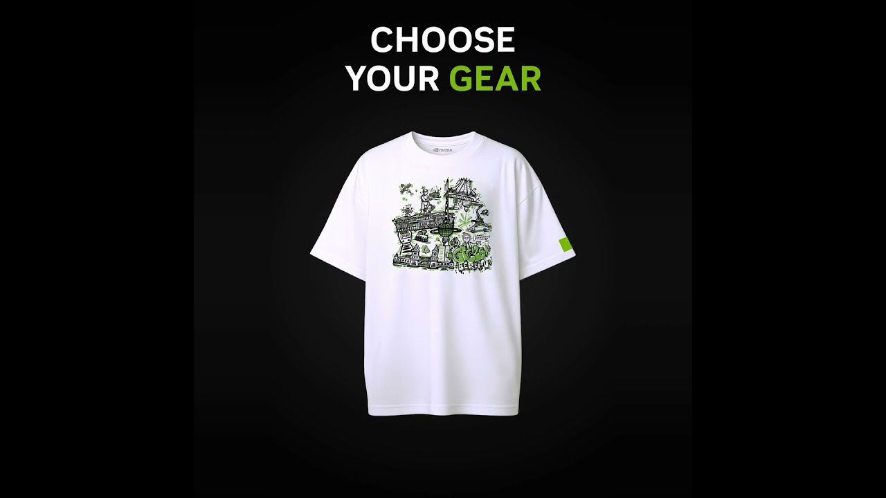Pause to pick your #NVIDIAGTC Berlin gear. 👀