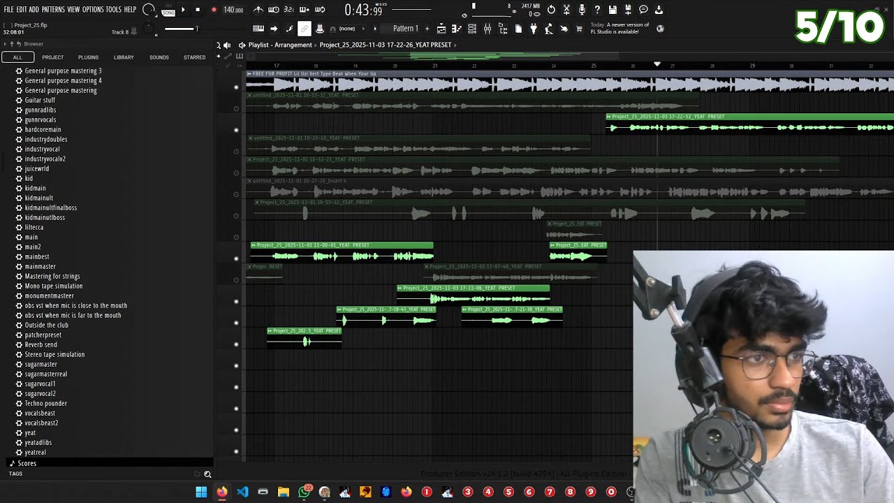 "SONG MAKING"⭐"FL STUDIO"⭐"LAIDBACK STREAM"⭐"WATCH ME RAP"
