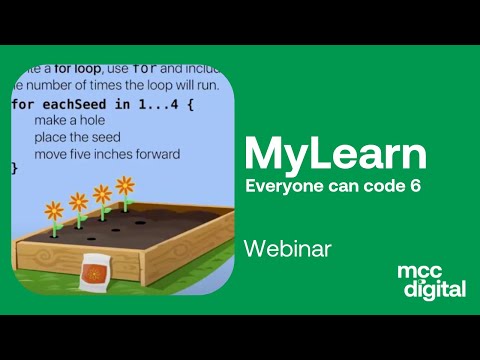 MyLearn Webinar 15, Everyone Can Code 6