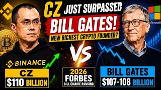 CZ Just Surpassed Bill Gates! Binance Founder Is Now Richer Than Bill Gates? | Crypto News 2026