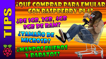 🤔¿Qué COMPRAR para EMULAR con RASPBERRY PI 4?¿1Gb, 2Gb, 4Gb, 8Gb?