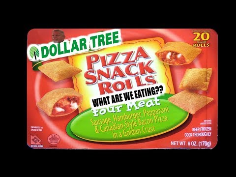 Dollar Tree $1.00 Pizza Rolls! - WHAT ARE WE EATING?? - The Wolfe Pit