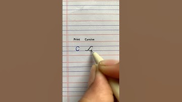 Cursive c | how to write cursive c | alphabet a in cursive | #cursive #english #asmr#cursivewriting
