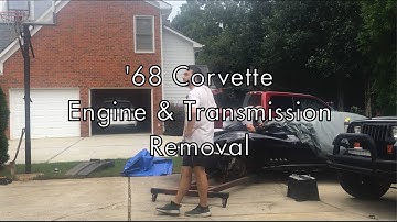 1968 Corvette Engine & Transmission Removal