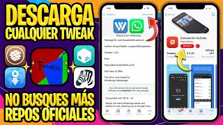 100% Gratis Buscador Universal De Tweaks Directo Desde Cydia, Sileo, Zebra O Installer Tweakio