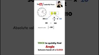 Clock Formula Short Trick | Clock Angle Degree Short Trick | Clock Reasoning Aptitude