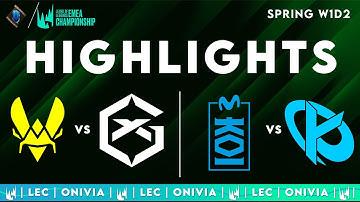 LEC Spring 2025 W1D2 | Highlights ALL GAMES by Onivia