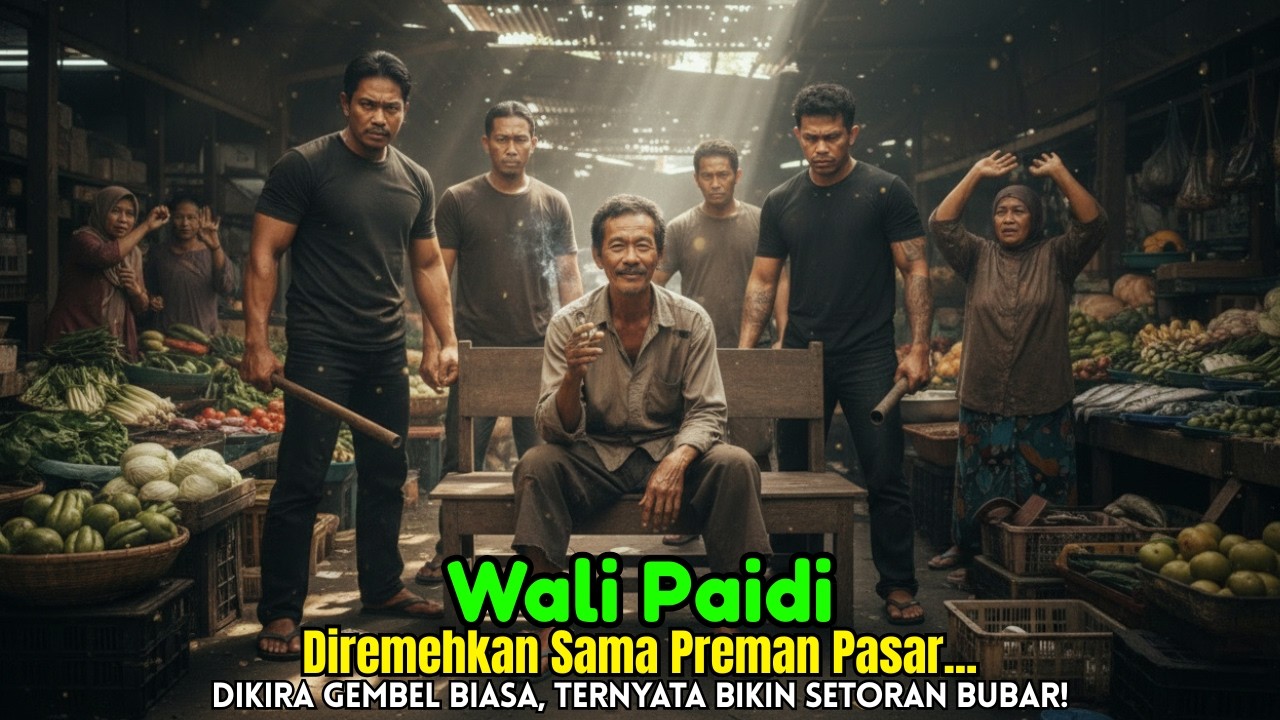 Datang Lusuh dan Diremehkan, Wali Paidi Bikin Preman Pasar Tak Berkutik!