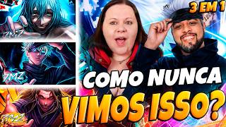 3 EM 1 JUJUTSU KAISEN | 7 MINUTOZ Mahito + Suguro Geto + Satoru Gojo | Family Reacts #jujutsukaisen