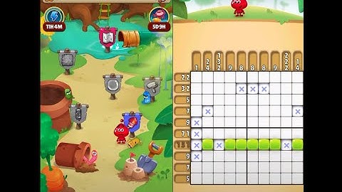 Nono Crossing Picture Nonogram - Level 21 To Level 27